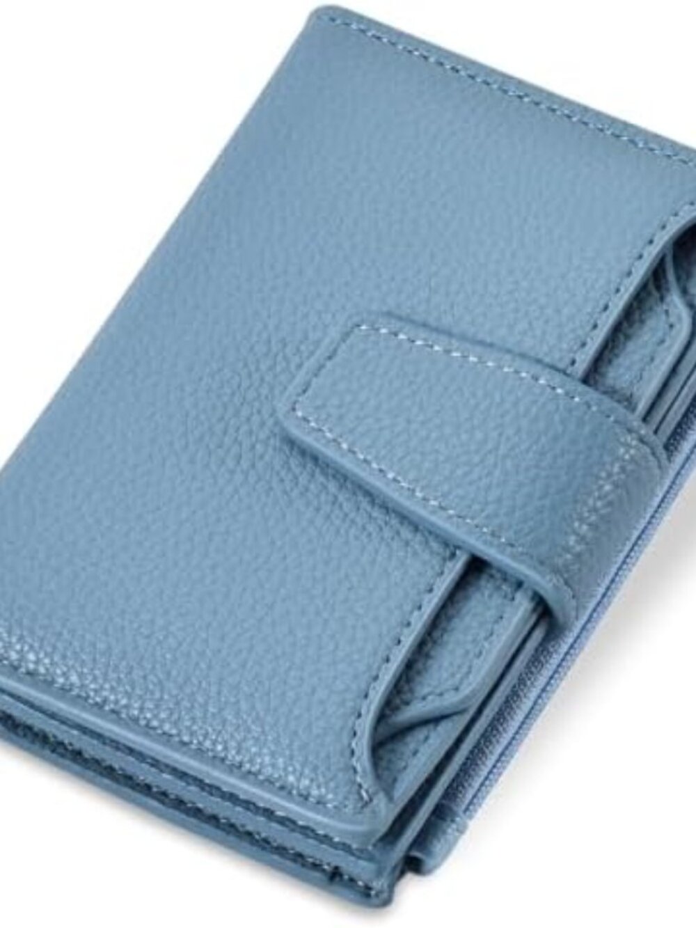 Airkit Small Wallet Women RFID Blocking Genuine Leather Bifold Compact Card Hold